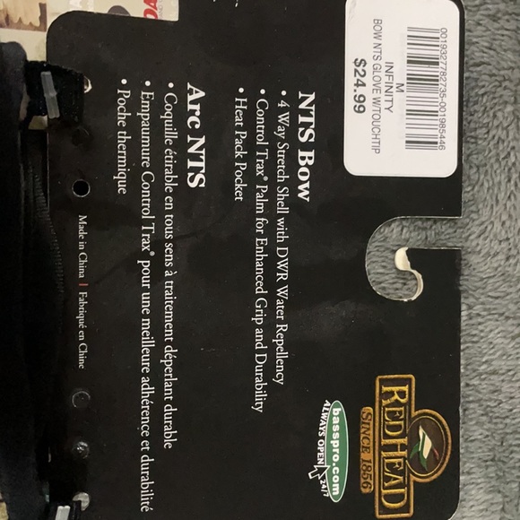 New RedHead, Mossy Oak Bow gloves, Size M - Picture 4 of 4